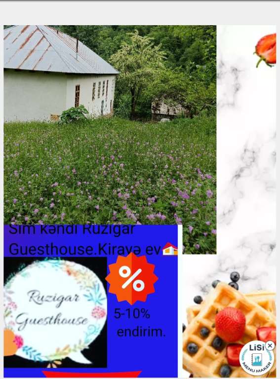 Astara Sım Ruzi_guesthouse, Sym, Azerbaycan günlük kirayə Həyət evi / Villa 135 AZN-a 4 otaqlı Astara Sım Ruzi_guesthouse, Sym, Azerbaycan günlük kirayə Həyət evi / Villa 135 AZN-a 4 otaqlı