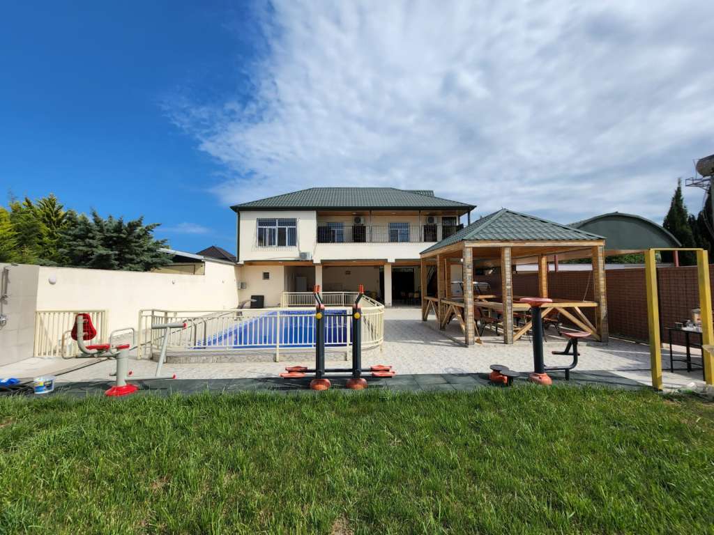 Xaçmaz Nabran, Азербайджан Azərbaycanda günlük kirayə Həyət evi / Villa 170 AZN-a 4 otaqlı