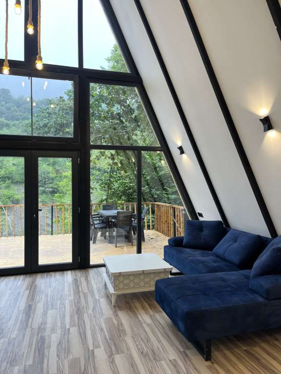 İsmayıllı Qalacıq Valley houses günlük kirayə A-Frame 150 AZN-a 2 otaqlı