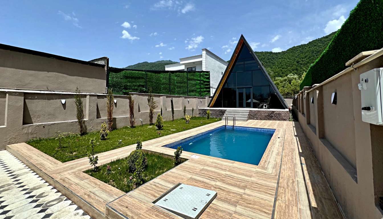 Qəbələ Qəbələ Xanlar restoranı, Mahammad Nakhchivani Street, Баку, Азербайджан günlük kirayə A-Frame 150 AZN-a 4 otaqlı