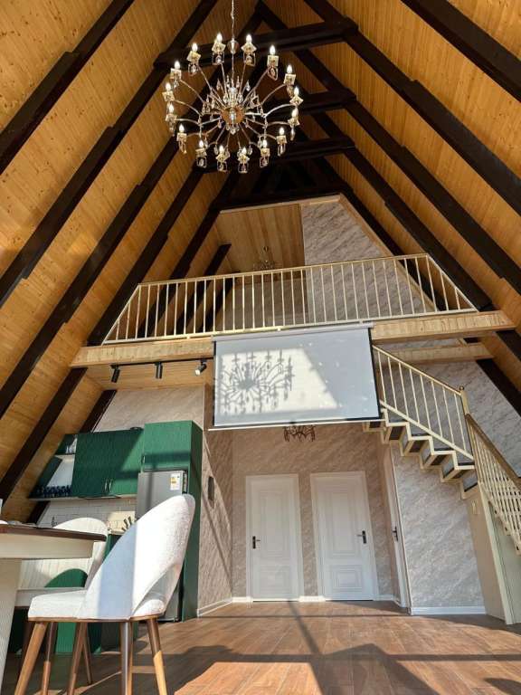 Qəbələ Vəndam qəsəbəsi günlük kirayə A-Frame 150 AZN-a 3 otaqlı