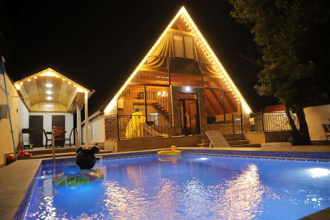 Qəbələ Qəbələ, Азербайджан Azərbaycanda günlük kirayə Həyət evi / Villa 150 AZN-a 4 otaqlı