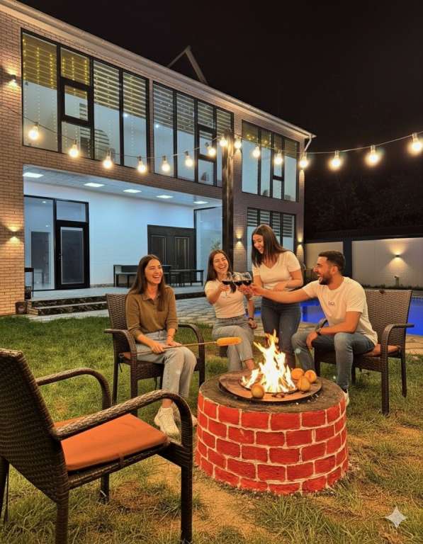 Qəbələ Qəbələ, Azerbaycan günlük kirayə Həyət evi / Villa 300 AZN-a 7 otaqlı