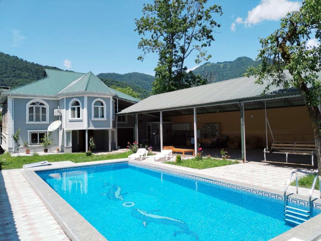 Qəbələ XVW7+FJF, Kebele, Azerbaycan Azərbaycanda günlük kirayə Həyət evi / Villa 200 AZN-a 4 otaqlı