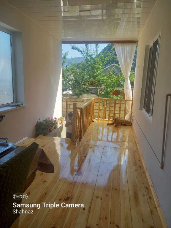 Qax Agcay günlük kirayə Həyət evi / Villa 80 AZN-a 3 otaqlı