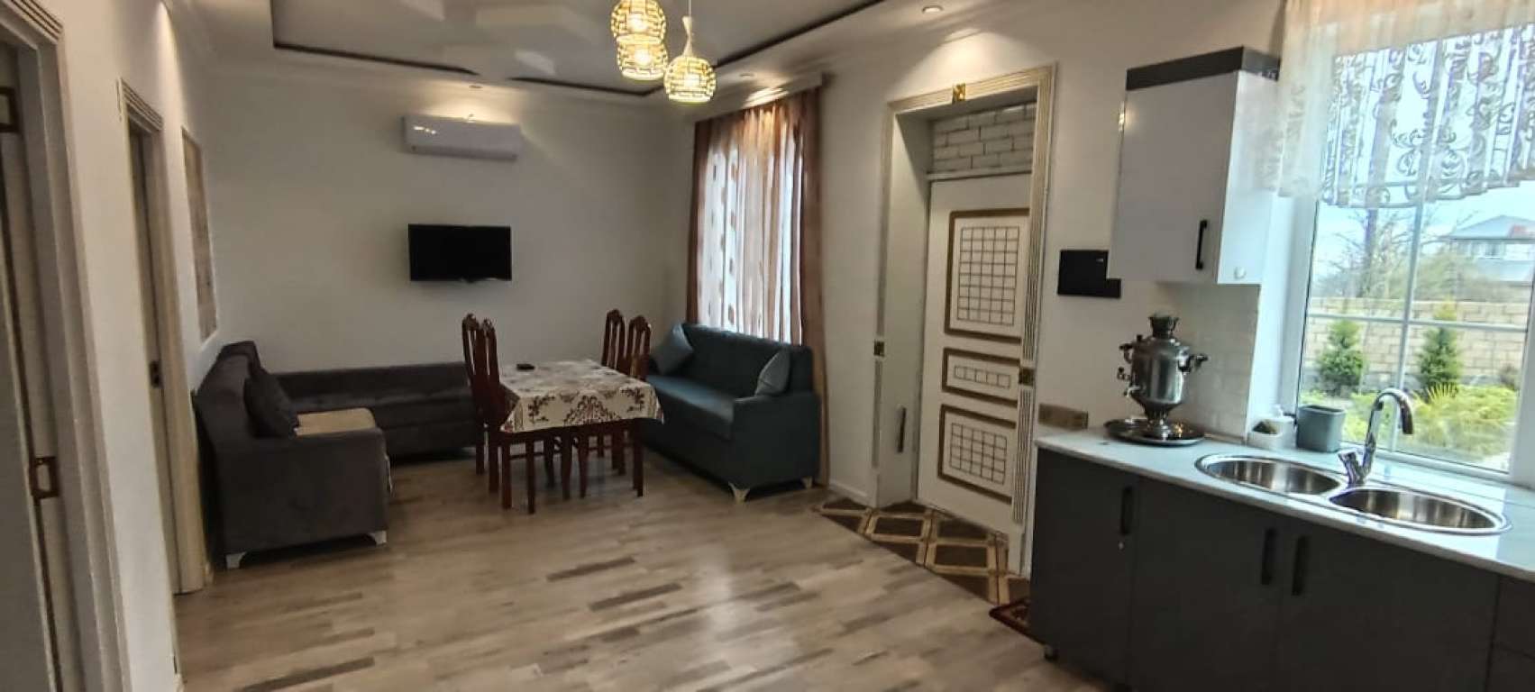 Qəbələ XW3R+VVR, Vəndam, Azərbaycan günlük kirayə Həyət evi / Villa 230 AZN-a 3 otaqlı