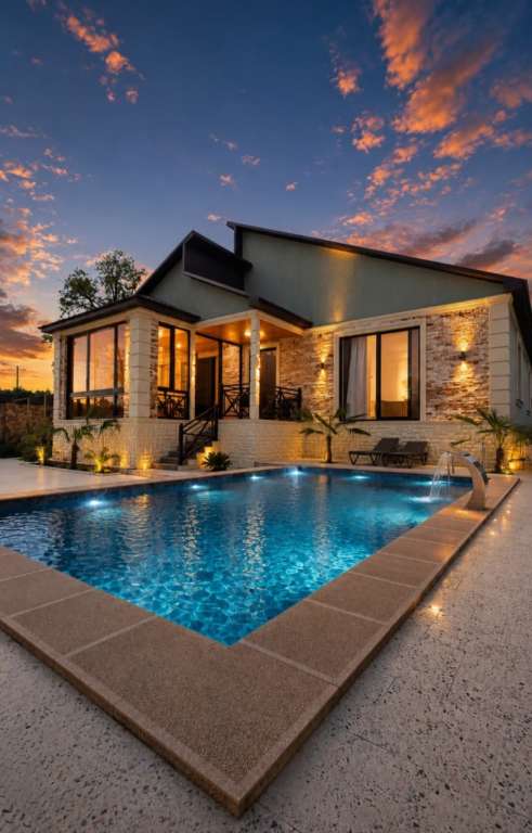 Qəbələ Vəndam kəndi, Vəndam, Azərbaycan Azərbaycanda günlük kirayə Həyət evi / Villa 300 AZN-a 4 otaqlı