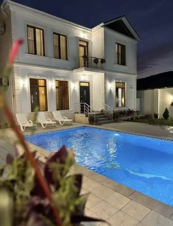 Qəbələ XRVW+32, Kebele, Azerbaycan günlük kirayə Həyət evi / Villa 250 AZN-a 6 otaqlı