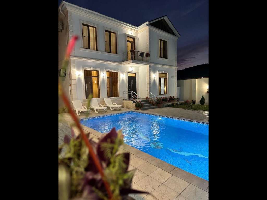 Qəbələ XRVW+32, Kebele, Azerbaycan Azərbaycanda günlük kirayə Həyət evi / Villa 250 AZN-a 6 otaqlı