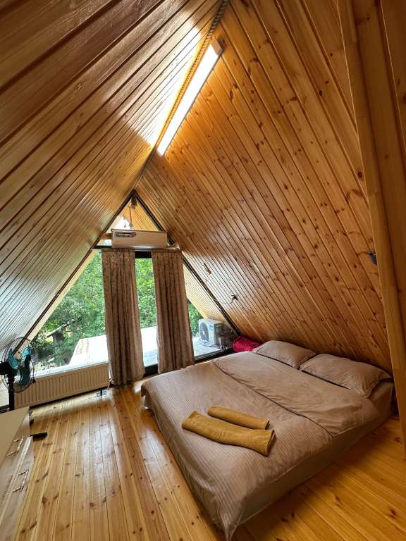 Qəbələ Bum, Qəbələ, Azerbaycan günlük kirayə A-Frame 250 AZN-a 3 otaqlı