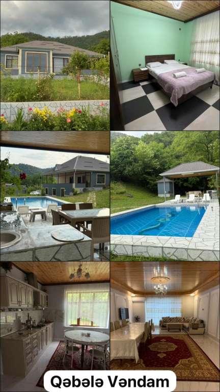 Qəbələ Vəndam günlük kirayə Həyət evi / Villa 250 AZN-a 3 otaqlı