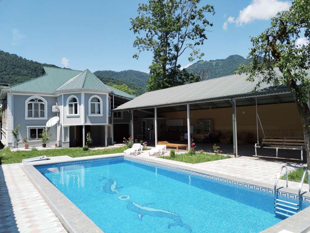 Qəbələ XVW7+FJF, Kebele, Azerbaycan Azərbaycanda günlük kirayə Həyət evi / Villa 150 AZN-a 4 otaqlı