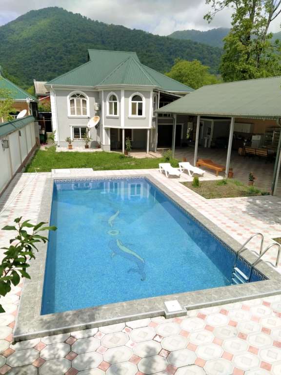 Qəbələ XVW7+FJF, Kebele, Azerbaycan günlük kirayə Həyət evi / Villa 150 AZN-a 4 otaqlı