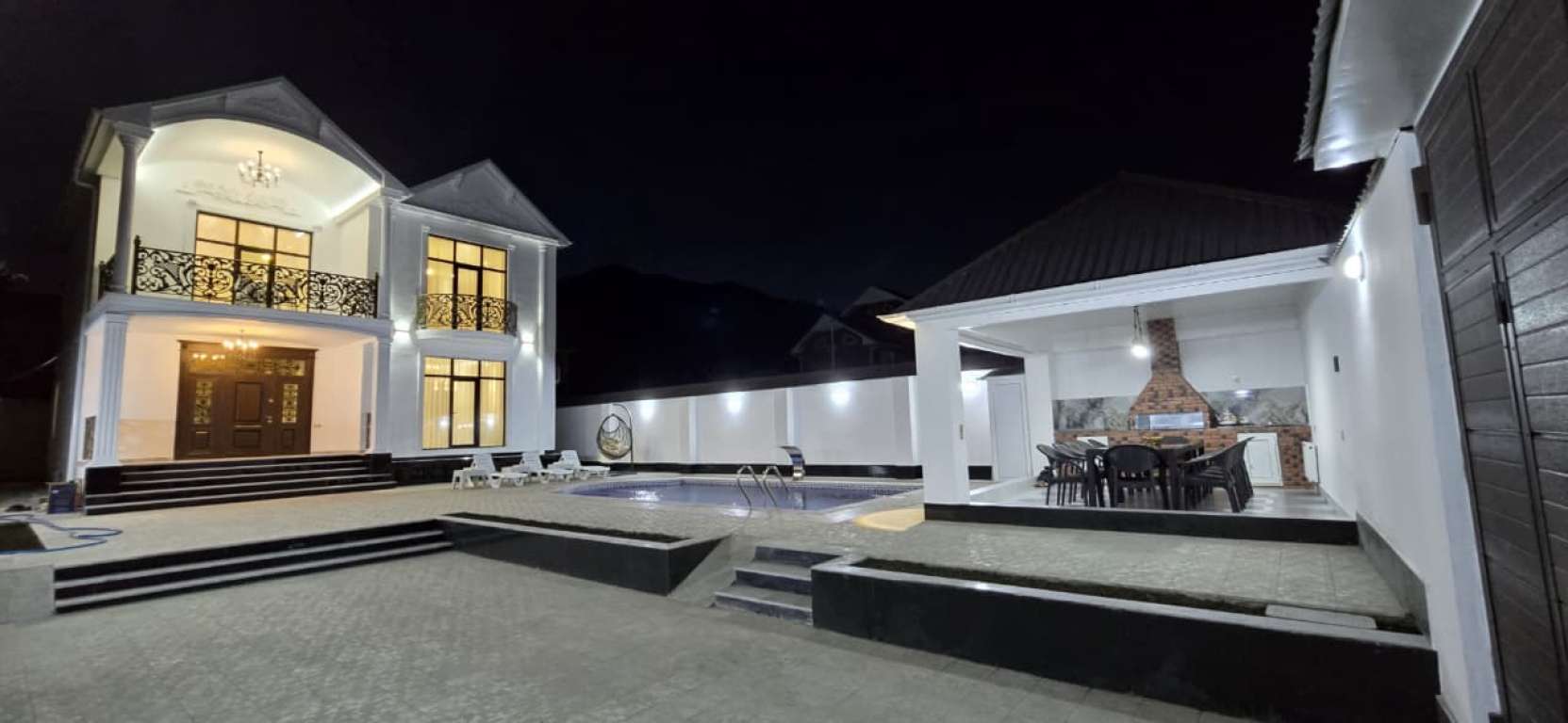 Qəbələ Qəbələ günlük kirayə Həyət evi / Villa 300 AZN-a 6 otaqlı