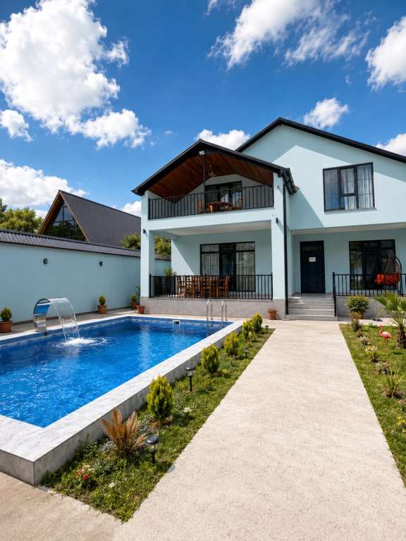 Qəbələ Qəbələ, Azerbaycan günlük kirayə Həyət evi / Villa 250 AZN-a 4 otaqlı