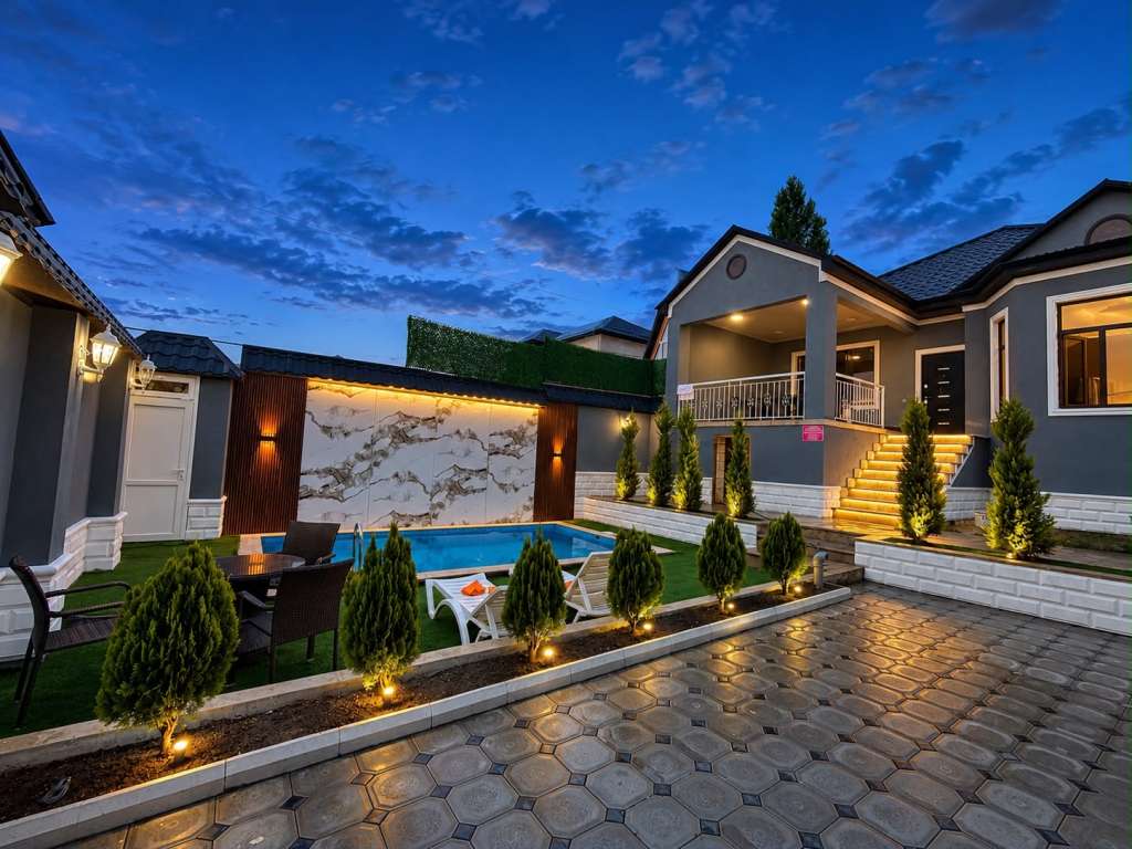 Quba Quba, Azerbaycan günlük kirayə Həyət evi / Villa 220 AZN-a 2 otaqlı