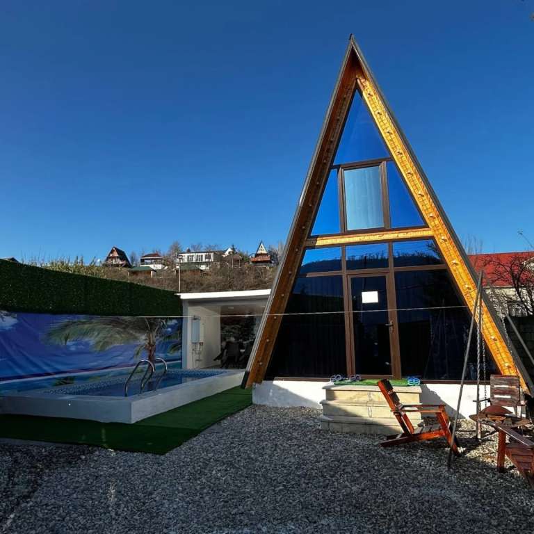 Qusar Şahdağ yolu, Qusar, Azerbaycan günlük kirayə A-Frame 150 AZN-a 2 otaqlı