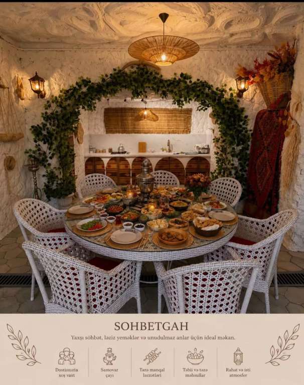 Qəbələ Vəndam günlük kirayə Həyət evi / Villa 350 AZN-a 7 otaqlı